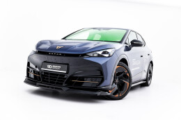 Street+ Spoilerlippe Front Ansatz passend für CUPRA Tavascan Mk1 schwarz Hochglanz