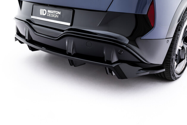 Mittlerer Cup Diffusor DTM Look Heck Ansatz für Cupra Tavascan Mk1 schwarz Hochglanz