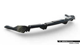 Mittlerer Cup Diffusor DTM Look Heck Ansatz für Cupra Tavascan Mk1 schwarz Hochglanz