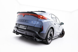 Mittlerer Cup Diffusor DTM Look Heck Ansatz passend für Cupra Tavascan Mk1 schwarz Hochglanz