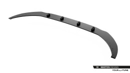 Street Pro Cup Spoilerlippe Front Ansatz für Audi A5 S-Line / S5 Limousine / Avant B10 rot