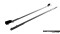 Street Pro Seitenschweller Ansatz Cup Leisten + Flaps für Audi A5 S-Line / S5 Limousine / Avant B10 schwarz + Flaps Hochglanz