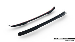 Heck Spoiler Aufsatz Abrisskante für VW Touareg R-Line Mk3 Facelift schwarz Hochglanz