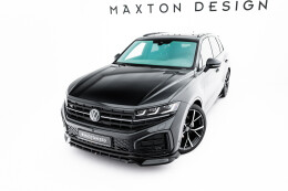 Cup Spoilerlippe Front Ansatz für VW Touareg R-Line...
