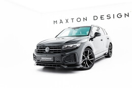 Cup Spoilerlippe Front Ansatz für VW Touareg R-Line Mk3 Facelift schwarz Hochglanz