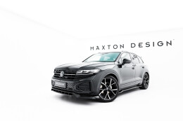 Cup Spoilerlippe Front Ansatz für VW Touareg R-Line Mk3 Facelift schwarz Hochglanz