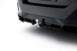 Mittlerer Cup Diffusor DTM Look Heck Ansatz V.2 für BMW 5er / i5 M-Paket Limousine / Touring G60 / G61 schwarz Hochglanz