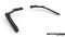 Mittlerer Cup Diffusor DTM Look Heck Ansatz V.2 für BMW 5er / i5 M-Paket Limousine / Touring G60 / G61 schwarz Hochglanz