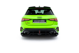 Mittlerer Cup Diffusor DTM Look Heck Ansatz für V.1 Audi RS3 Sportback 8Y Facelift schwarz Hochglanz