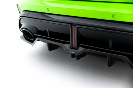 Mittlerer Cup Diffusor DTM Look Heck Ansatz V.2 für Audi RS3 Sportback 8Y Facelift schwarz Hochglanz