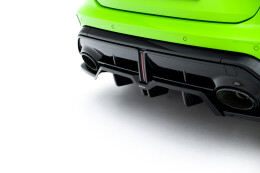 Mittlerer Cup Diffusor DTM Look Heck Ansatz V.3 für Audi RS3 Sportback 8Y Facelift schwarz Hochglanz