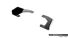 Hintere Seiten Flaps für Audi RS3 Sportback 8Y Facelift schwarz Hochglanz
