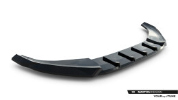 Cup Spoilerlippe Front Ansatz V.1 für VW Tiguan R-Line Mk3  schwarz Hochglanz