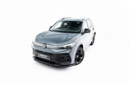 Cup Spoilerlippe Front Ansatz V.2 für VW Tiguan R-Line Mk3  schwarz Hochglanz