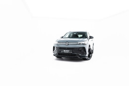 Cup Spoilerlippe Front Ansatz V.2 für VW Tiguan R-Line Mk3  schwarz Hochglanz