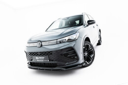 Cup Spoilerlippe Front Ansatz V.2 für VW Tiguan R-Line Mk3  schwarz Hochglanz