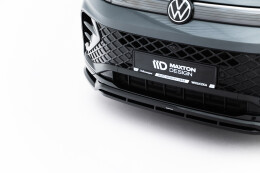 Cup Spoilerlippe Front Ansatz V.2 für VW Tiguan R-Line Mk3  schwarz Hochglanz