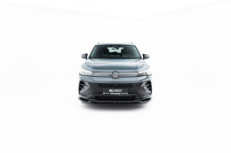 Cup Spoilerlippe Front Ansatz V.2 passend für VW Tiguan R-Line Mk3 schwarz Hochglanz