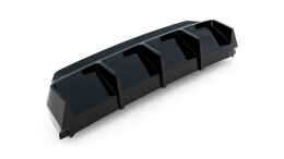 Heck Ansatz Diffusor für BMW 2 M-Paket Coupe G42 schwarz Hochglanz