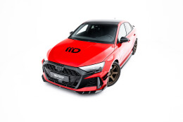Carbon Fiber Spoilerlippe Front Ansatz passend für Audi RS3 Limousine 8Y FL
