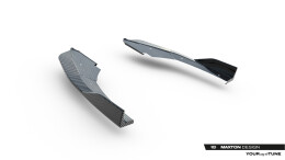 Prepreg Carbon Fiber Heck Ansatz Flaps Diffusor für Audi RS3 Limousine 8Y Facelift