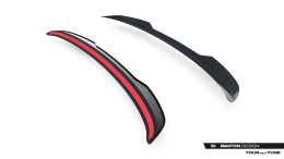 Heck Spoiler Aufsatz Abrisskante passend für BMW 3er M-Paket Touring F31 / F31 Facelift schwarz Hochglanz