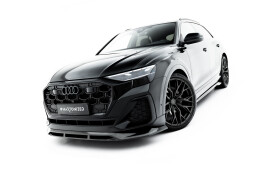Prepreg Carbon Fiber Cup Spoilerlippe Front Ansatz für Audi SQ8 / Q8 S-Line Mk1 Facelift