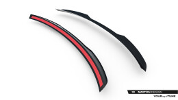 Unterer Heck Spoiler Aufsatz Abrisskante passend für BYD Seal U Mk1 schwarz Hochglanz