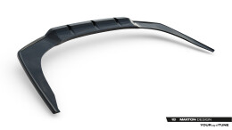 Street+ Mittlerer Diffusor RACE Heck Ansatz passend für BMW 8 Gran Coupe M-Paket G16 schwarz Hochglanz