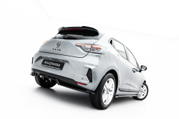 Street+ Mittlerer Diffusor RACE Heck Ansatz passend für Renault Clio Mk5 FL schwarz Hochglanz