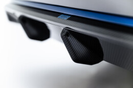 Carbon Fiber Heck Ansatz Diffusor passend für BMW X7 M-Paket G07 / G07 FL (version mit towbar)