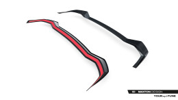 Oberer Heck Spoiler Aufsatz Abrisskante passend für BYD Sealion 7 Mk1 schwarz Hochglanz