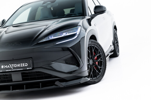 Cup Spoilerlippe Front Ansatz passend für BYD Sealion 7 Mk1 schwarz Hochglanz