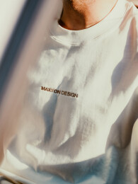 Beige T-Shirt Maxton Design – M