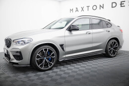 Diffusor Satz BMW X4 M F98 schwarz matt