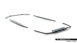 Diffusor Satz Mercedes-Benz C Limousine / Kombi AMG-Line W206 / S206 schwarz matt