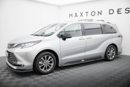 Diffusor Satz Toyota Sienna Mk4 schwarz matt