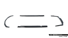 Diffusor Satz Mercedes-AMG GT 63S 4 Door Coupe Aero X290 schwarz matt