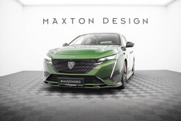 Diffusor Satz Peugeot 308 GT Hatchback Mk3 schwarz matt