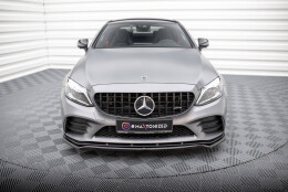 Diffusor Satz Mercedes-AMG C43 Coupe C205 Facelift schwarz matt