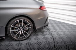 Diffusor Satz Mercedes-AMG C43 Coupe C205 Facelift schwarz matt