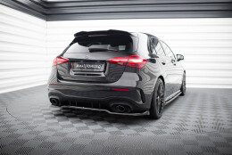 Diffusor Satz  Mercedes-AMG A35 Hatchback W177 Facelift schwarz matt