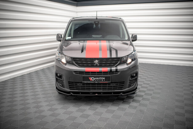 Diffusor Satz Peugeot Partner Mk3 schwarz matt