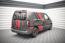 Diffusor Satz Peugeot Partner Mk3 schwarz matt