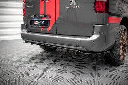 Diffusor Satz Peugeot Partner Mk3 schwarz matt