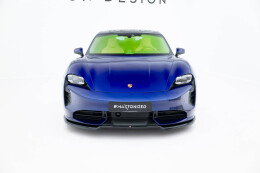 Diffusor Satz Porsche Taycan Turbo S Mk1  schwarz matt