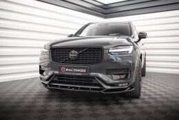 Diffusor Satz Volvo XC90 R-Design Mk2 Facelift schwarz matt