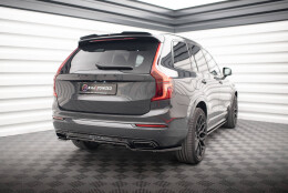 Diffusor Satz Volvo XC90 R-Design Mk2 Facelift schwarz matt