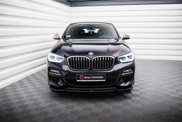 Diffusor Satz BMW X4 M-Paket G02 schwarz matt