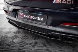 Diffusor Satz BMW X4 M-Paket G02 schwarz matt